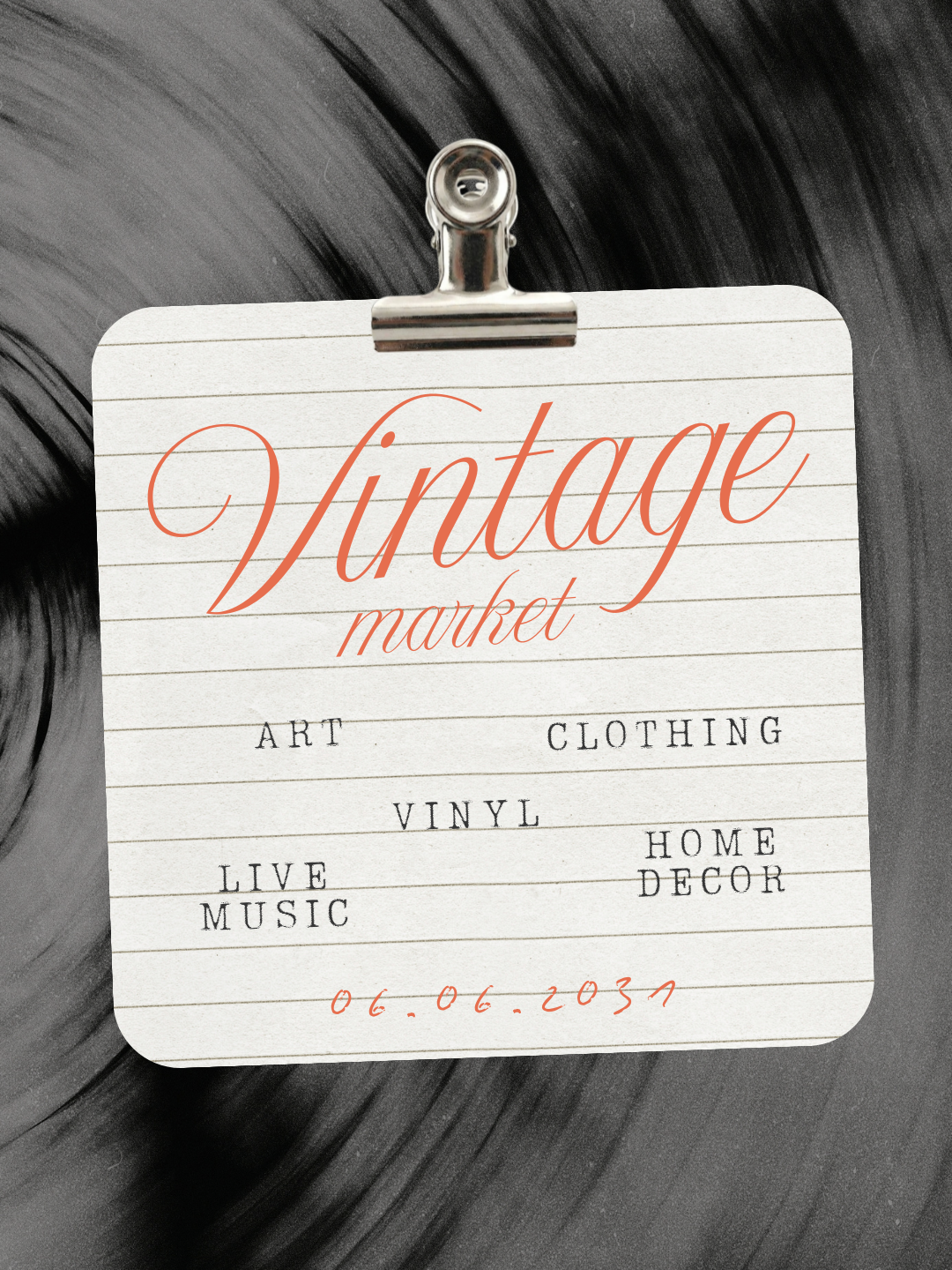 Vintage Market template